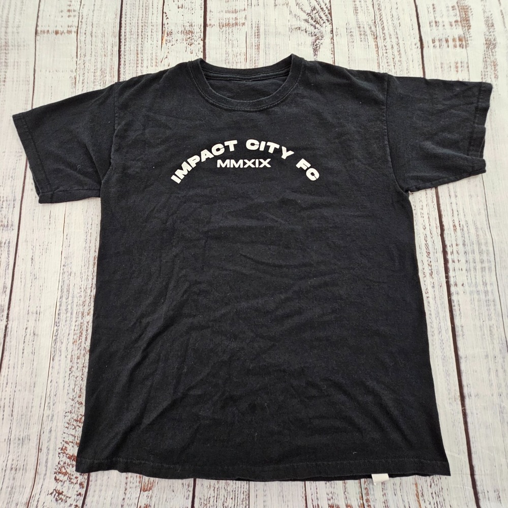 Impact City FC South Florida Soccer 2019 Black Short Sleeve T-Shirt Men's M
